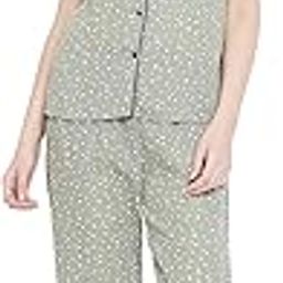 Women's Crepe Animal Print Pajama Set Pack of 2-image-25