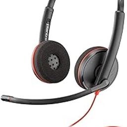 Poly Plantronics - Blackwire 3220 USB-C Wired Headphones On Ear Headset - Dual Ear (Stereo) with Boom Mic - Connect to PC/Mac Via USB-C (8X228AA)-5