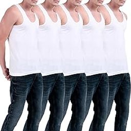 Men Pure Cotton Classic White Vest/Undershirt baniyan-image-27