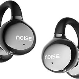 Noise Newly Launched Air Clips Wireless Open Ear Earbuds with Chrome Finish, AirWave™ Technology,Up-to 40H Playtime, Dual Device Pairing, Quad Mic with ENC,12mm Driver,BTv5.4 (Pearl Black)-18