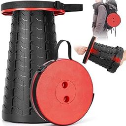Twin sty Portable Telescoping Stool, 2nd Gen Retractable Stool for Camping Garden Fishing Hiking Travel BBQ, Adjustable Plastic Stools Max Load 397lbs (Multi Color)-image-58
