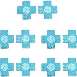 10x Invisible Nipple Pasties Cover Bra Self Adhesive Sticker Cross BlueClothing Shoes & Accessories | Womens Clothing | Intimates & Sleep | Breast Forms Enhancers-image-33