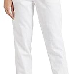 Women Regular Fit Elastic Waist Full Length Cotton Formal Trouser for Casual Wear, Office Wear-image-56