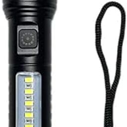 Bayleef White Laser Long-Range Flashlight Aluminum Alloy Strong Light Zoom Lighting Flashlight Multi-Function Work lamp Modern and Sleek Look-picture-32