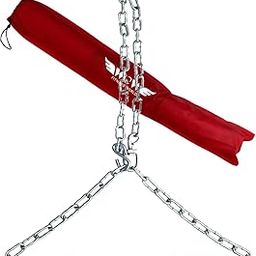 WOW FITNESS WORLD Height Increase Stainless Steel Pull Up Bar for ChinUps Hanging Rod for Home/Gym Use for Men Kids Boys Adults Fitted with Heavy Duty Chain/Sangal (Multi-Color)-3