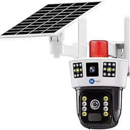 Maizic Smarthome Supercam 3in1 3K 6 MP Triple View Wireless 4G Sim Solar Camera with 2 Fixed + PTZ Control, UHD 360 View, Motion Detection | Color Night Vision | Built in Battery | Support All Sim-image-9