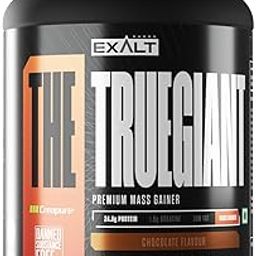 Exalt Supps The TrueGaint Premium Mass Gainer | Chocolate | 3.17 Kg | 26 Servings | 24.5g Protein | 1.5g Creatine | Low fat | Increases Muscle Growth-image-70