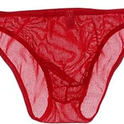 Mens Underpants Mesh See Through y Pants Glitter L red|Clothing Shoes & Accessories | Underwear|1 X Mens Mesh-picture-28