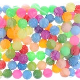 ATORSE Pack of 100 Ping Pong / 40mm Table Tennis Balls Beer Pong/Colorful Cat Balls-0