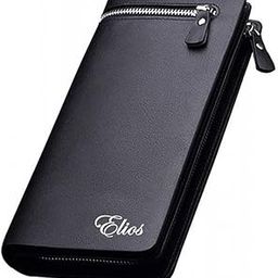Long Black PU Leather Wallet for Women (Black)-picture-25