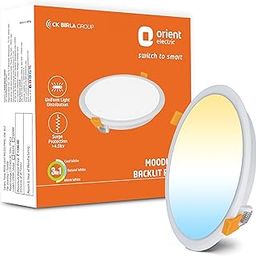 Orient Electric 12W 3-in-1 Recessed LED Panel light|1200 Lumens|Energy Saving | Up to 4 kV surge protection |False ceiling light |Cool- Neutral-Warm White Light |BIS certified |Made in India|Pack of 2-28