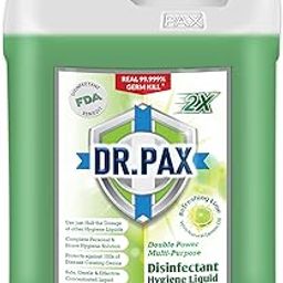 Dr Pax Double Power Multipurpose Disinfectant Hygiene Liquid (Refreshing Lime) 5L-image-31