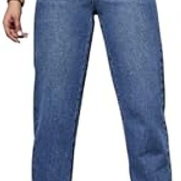 Women’s Wide Leg Jeans High Waist | Straight Fit Ankle-Length Denim Pants | Stylish High-Waist Grey Jeans for Women-image-19