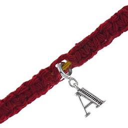 Jewellery 925 Sterling Silver Letter A Charm Bracelet for Men and Women-36