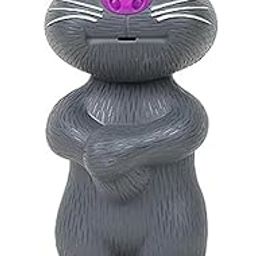 Interactive Talking Cat Toy with Songs and Stories, Touch Activated, Musical Educational Toy for Kids 2-5 Years, Grey-2
