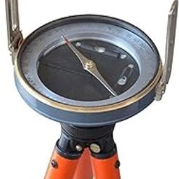 Survey Prismatic Compass for Survey and Engineering Works Equipment Aluminum and Brass Mix Prismatic Compass with Adjustable Aluminum Tripod Stand (Pack of 1)-20