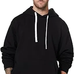 amazon brand - symbol Men Cotton Blend Neck Hooded Sweatshirt-picture-43