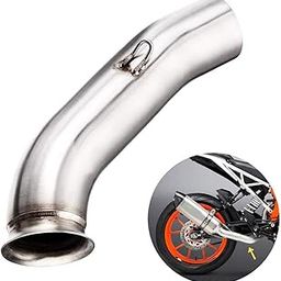 Pivalo PVBPKTM Exhaust Muffler Mid Bend Pipe for KTM RC 390, KTM Duke 125/250/ 390 (2017-2018 Models)-4