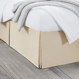 Easy Fit Bed Skirt, 14” Inch Tailored Drop Bed Skirt, Soft Double Brushed Premium Ruffle Bed Skirt, Twin XL Bed Skirt Cream-image-66