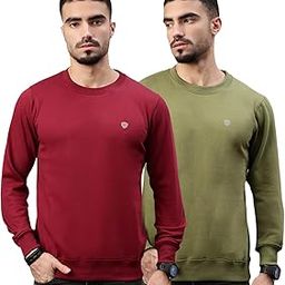 Men's Cotton Crew Neck Full Sleeve Sweatshirt || Sweatshirt for Men || Pack of 2-image-55