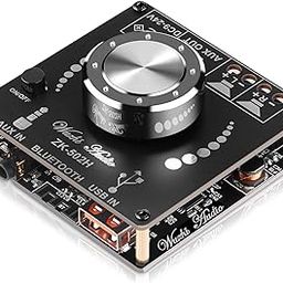 MakerHawk Blue Tooth Amplifier Board HiFi Stereo 2.0 2X50W TPA3116D2 Digital Power Module 5.0 Dual Channel AMP With AUX/USB/Flash Drive/PC Sound Card Input-28