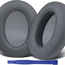 SOULWIT Earpads Cushions Replacement for Sony WH-XB910 XB910N Extra Bass Noise Cancelling Headphones, for Sony WHXB910N Headset, Ear Pads with Soft Protein Leather, Noise Isolation Foam - Grey-image-36
