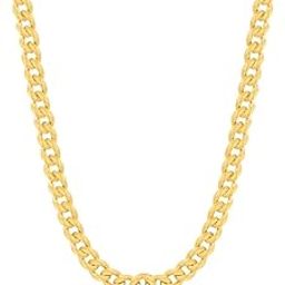 925 Sterling Clean Lines Gold Plated Chain for Him | Gift for Men and Boys | With Certificate of Authenticity and 925 Hallmark-image-45