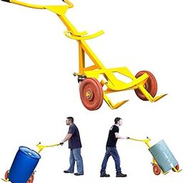 SWADESI KRAFTS Two Wheel Manual Drum Movement Trolley with Capacity 20/21 Kg and Iron Body Oil Drum Lifter Industrial Equipment Used to Transport Drums and Barrels A2-picture-14