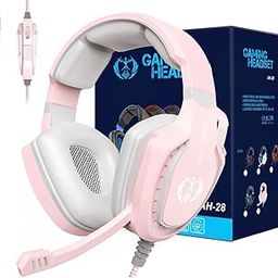 Anivia Girls Headphones for School, Cute Pink Gaming Headset Headphone Wired with Mic for Women, Compatible with PC Computer PS5 Xbox PS4-image-6