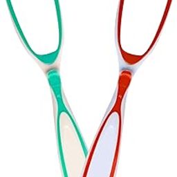 Nurpi plastic single handle Tongue Cleaner for Fights Bad Breath Oral Health Care Tool, Easy to Use for Adults and KidsTravel Friendly (pack of 2)-image-1