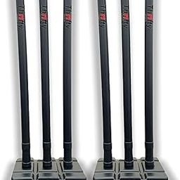 Thrifty Sports® Full Size 32" Heavy Plastic Cricket Stump Set wit Sets,Combo,Singles,Setwith Single (Combo Sets 32", Black2)-picture-10