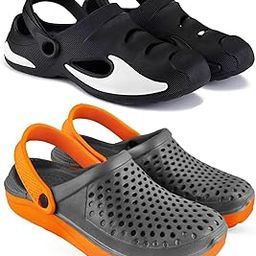 Combo Pack of 2 Slipper/Flip Flops/Slides/Clogs/Sandals for Men (Clog-700 Vs Clog 400)-image-41