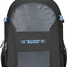 Skybags Laptop Backpack 32L With Rain Cover, 3 Spacious Compartments, Front Access Pocket & Gadget Pocket | Black | Network NXT-26