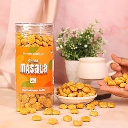 CRACK A NUT Roasted Jowar Puffed Healthy Snakes I Roasted Tasty Snacks | Millet Snack | 100% Veg | Gluten Free I No added Sugar I No Trans-Fat (75 G, Chat Masala)-image-16