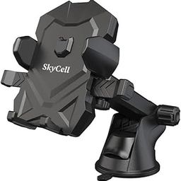 SKYCELL Car Phone Holder for Dashboard/Car Mobile Holder Stand with One Click Technology Black-12