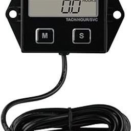 Yooreal Digital Inductive Tach Hour Meter,RPM Gauge Meter Tachometer for Lawn Mower Scooter Dirt Bike Tractor Generator Air Compressor Marine Motorcycle Snowblower Pressure Washer-11