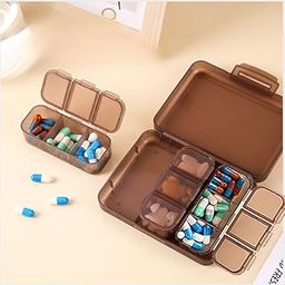 3-Day Pill Organizer, 3 Times a Day, Portable Travel Pill Box with Large Compartments, Moisture-Proof, Double-Lock Design-image-99