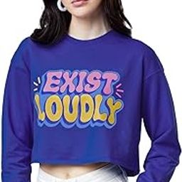 the souled store | TSS Originals: Kindness Counts Women and Girls|Full Sleeve| Loose fit Graphic Printed| 60% Cotton 40% Polyester Green Color Women Sweatshirts-picture-24