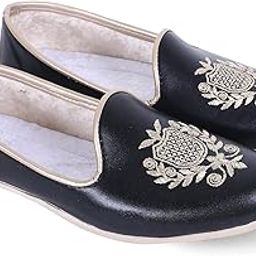 Men's Ethnic Jutti Wedding Kurta Loafer Shoe Jalsa Juti-image-39