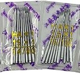 Zenith Flying Combo Needles Set for Automatic Sewing Machines - Pack of 40 Needles (10 Pieces Each: 11, 14, 16, 18 Number) | Sewing Machine Needle Set for Singer, Usha, Brother, and More-picture-14