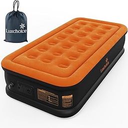 Luxchoice Air Mattress with Built-in Pump Inflatable Mattress Elevated Height Blow Up Mattress Portable Air Bed Guest Bed for Home Outdoors Camping Hiking Travel, SPT-Y002-US-13-image-60