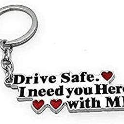 Stainless Steel Special Edition (Limited Stock) Drive Safe Handsome Engraved Keychain Keyring for Husband Boyfriend Gift-28