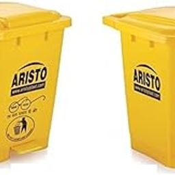 ARISTO Plastic Pedal Garbage Waste Dustbin 45 LTR YELLOW/YELLOW Pack of 2-image-21