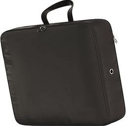 atorse ATORSE® Compression Packing Cube Packing Organizer Smooth Two Way Zipper Collapsible Black 40X30X12Cm-picture-22
