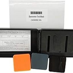 VTSYIQI Shore D Durometer Hardness Tester Hardness Durometer Test Block Kit With 3 Different Color Block-2