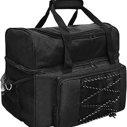 SAZ DEKOR Bowling Ball Bag Sturdy Multipurpose Professional Bowling Tote for Women Men Black-image-37