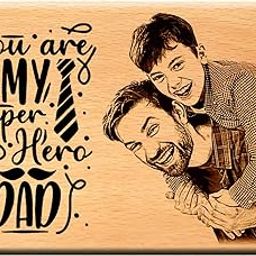 Amazing gifts Unique Fathers Day Gift - Personalize Engraved Wooden Plaque 6x4-image-40