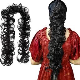 Hair Frill Extension for Women - Wavy Human Hair Blend Hairpiece for Volume & Style (Natural Brown)-image-11