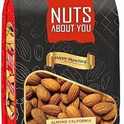 Nuts About You Premium ALMONDS, 200 g | New Crop | Premium | 100% Natural | Badam | Fresh & Crisp |-18