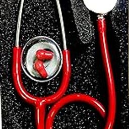 BDS HEARTCARE STETHOSCOPE WITH STATNDARD ANODISED ALUMINIUM CHEST PIECE RED COLOR & TUBING LENGTH 27 INCHES (FREE 1 EXTRA DIAPHRAGM AND 1 PAIR OF SILICON EAR KNOB)-image-22